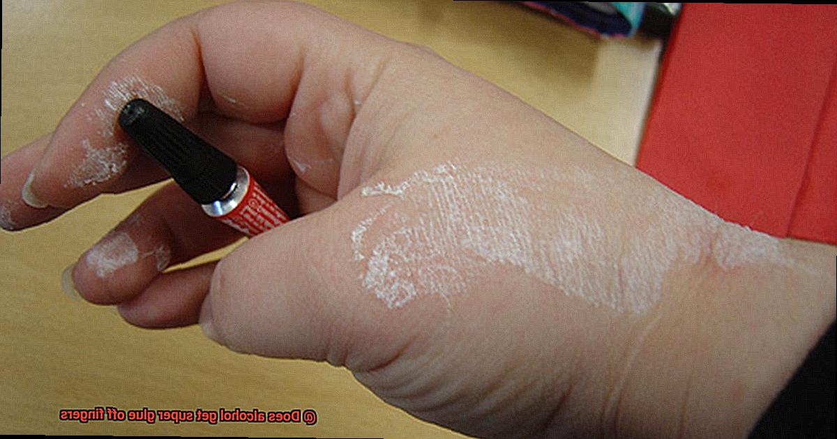 Does alcohol get super glue off fingers-3