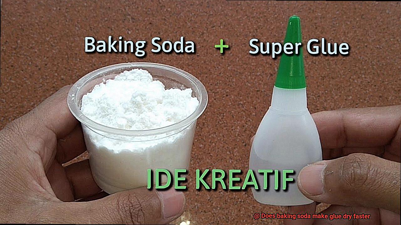 Does baking soda make glue dry faster-3