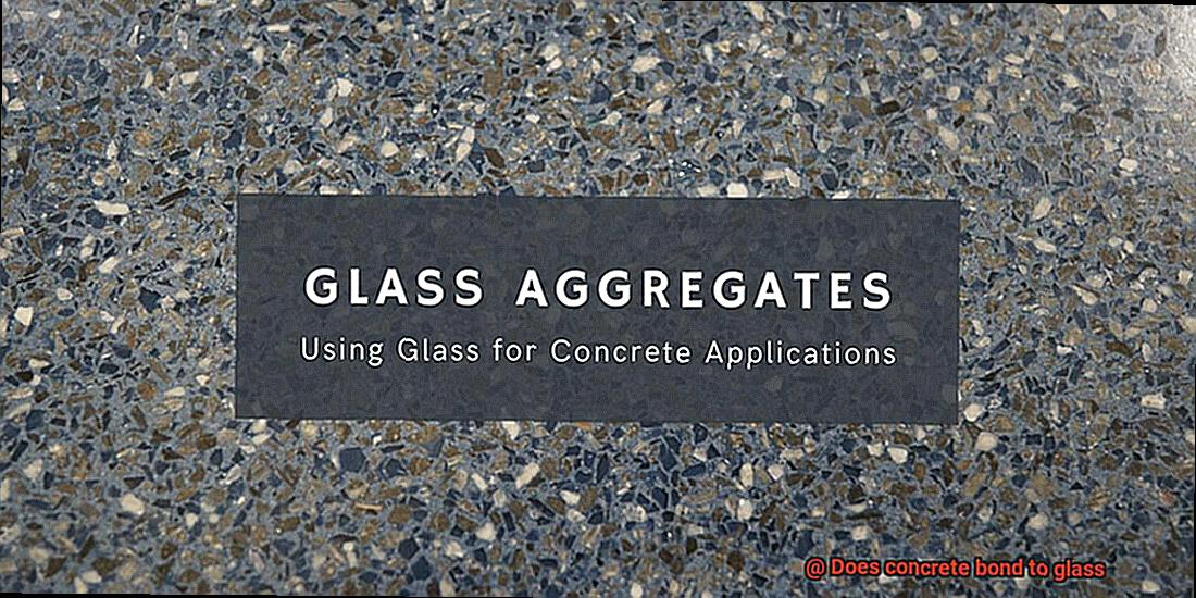 Does concrete bond to glass-3