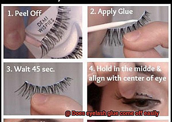 Does eyelash glue come off easily-3