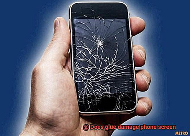Does glue damage phone screen-5