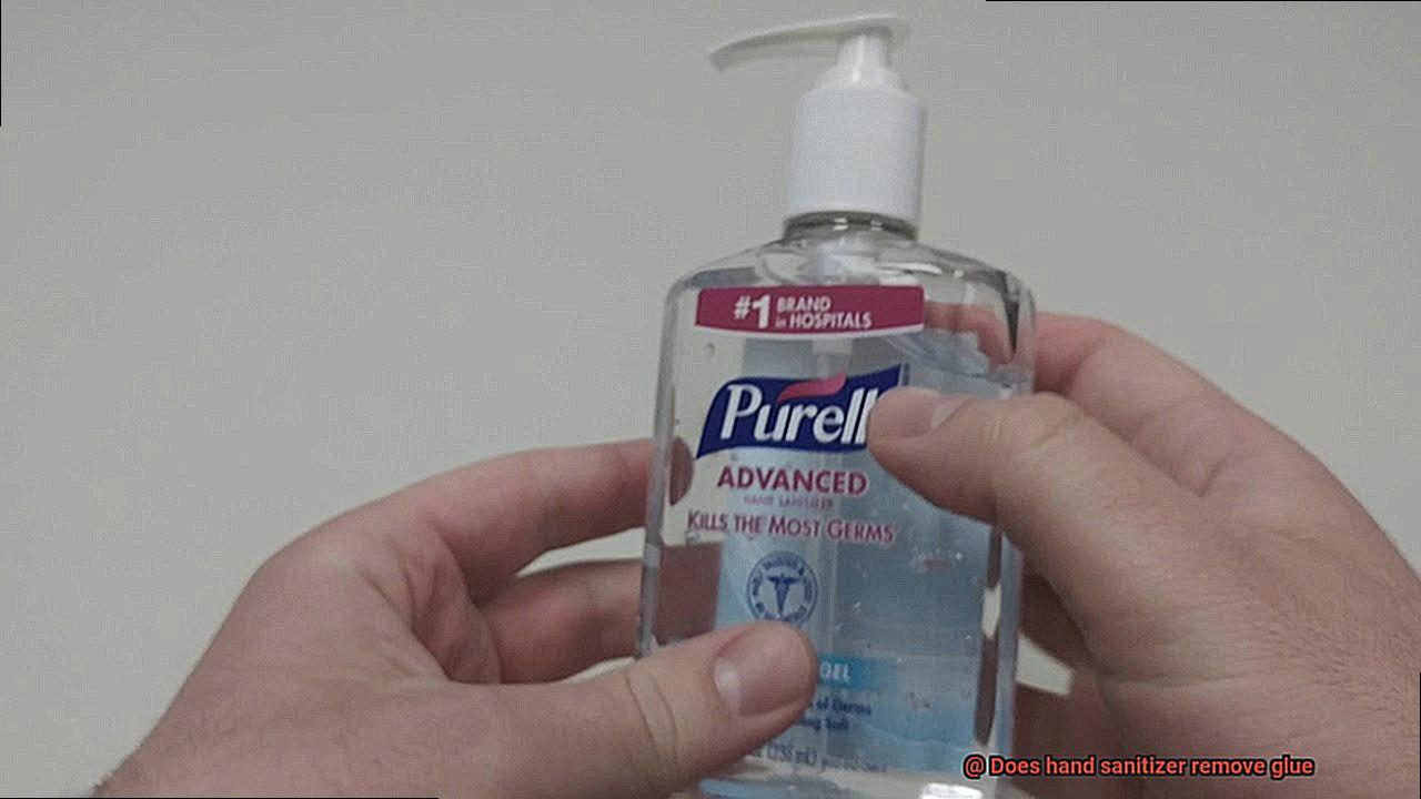 Does hand sanitizer remove glue-3