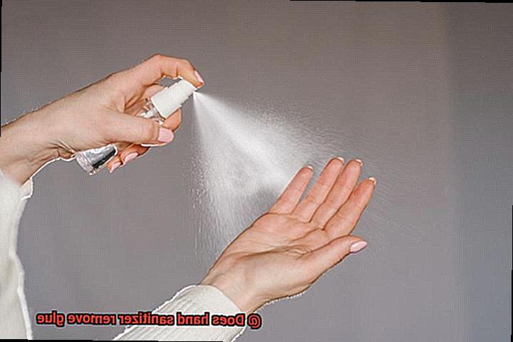 Does hand sanitizer remove glue-6