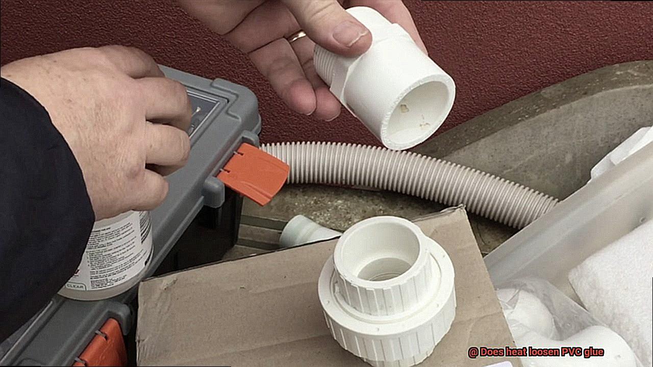 Does heat loosen PVC glue-6