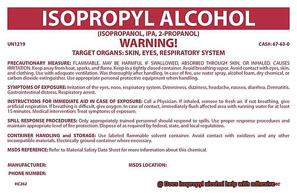 Does isopropyl alcohol help with adhesive-5