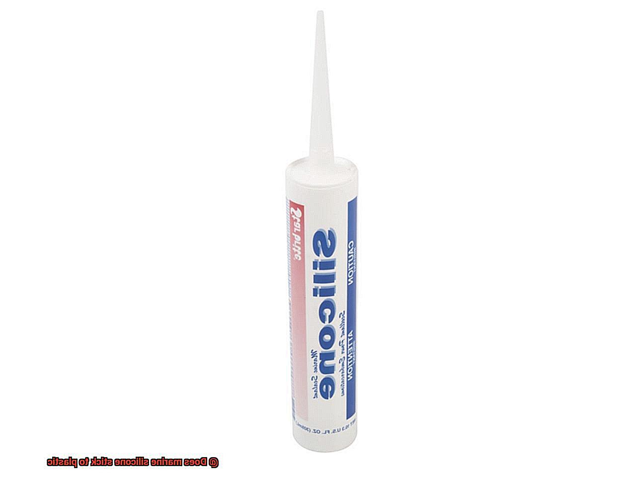 Does marine silicone stick to plastic-8