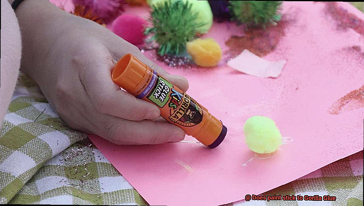 Does paint stick to Gorilla Glue-8