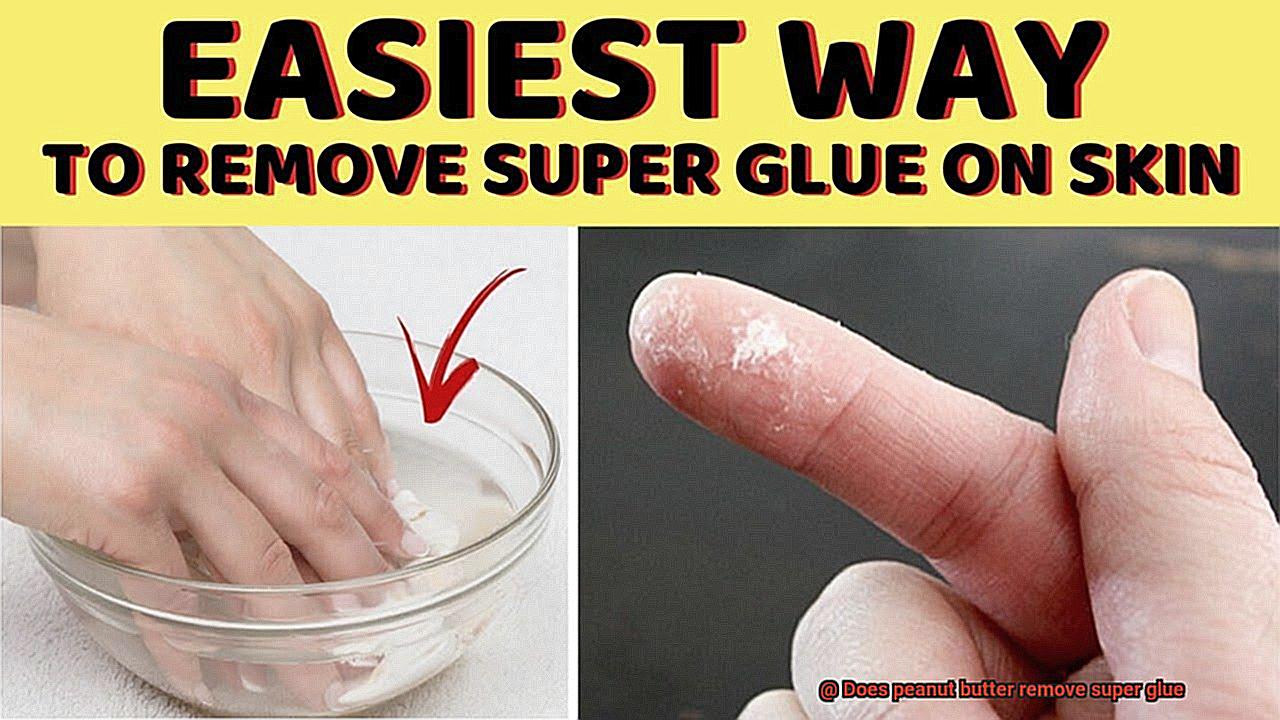 Does peanut butter remove super glue-3