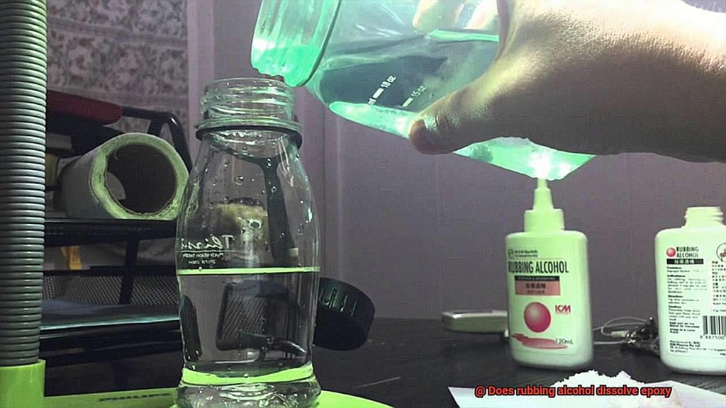Does rubbing alcohol dissolve epoxy? Glue Things