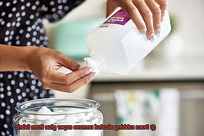 Does rubbing alcohol remove super glue from fabric-4