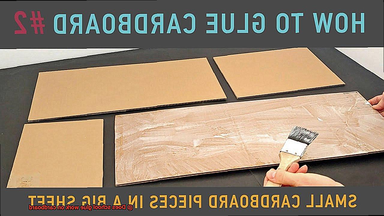 Does school glue work on cardboard-3