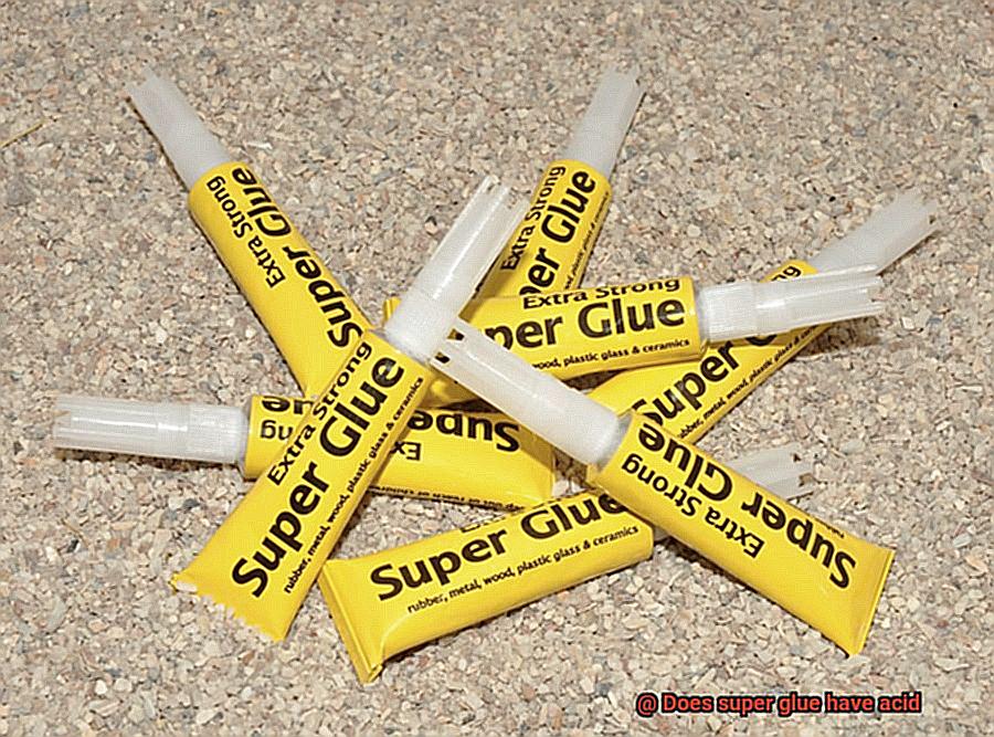 Does super glue have acid-5