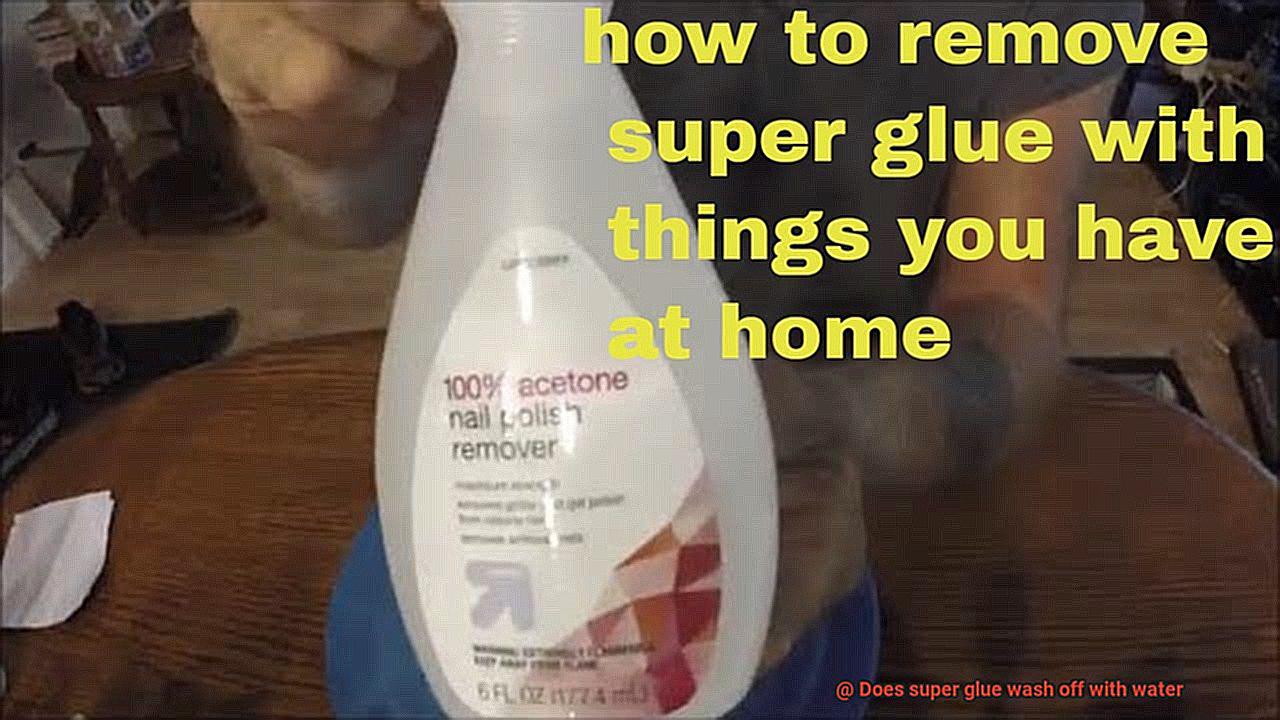 Does super glue wash off with water-2