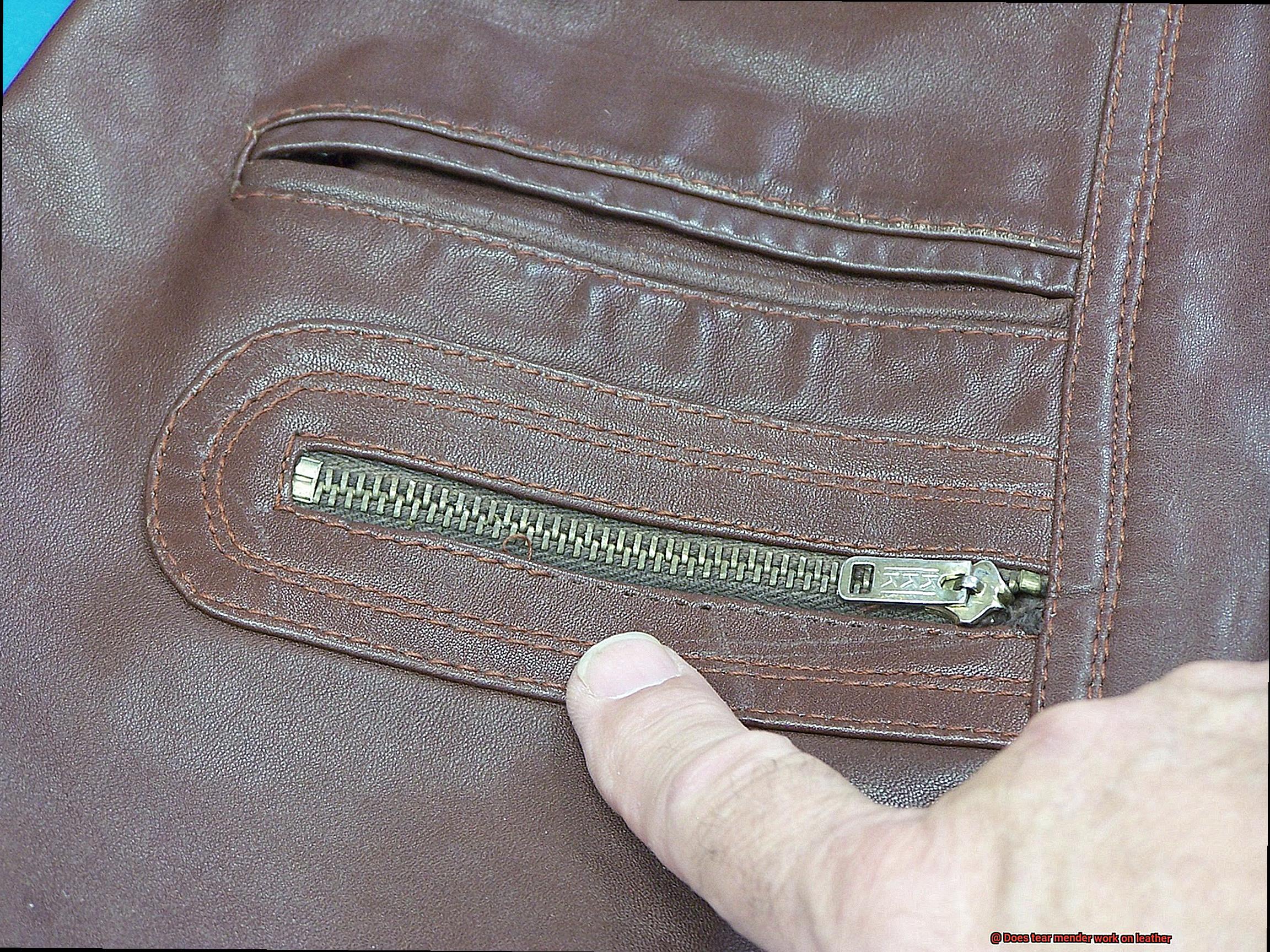 Does tear mender work on leather-3