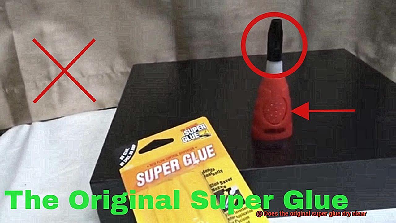 Does the original super glue dry clear-6