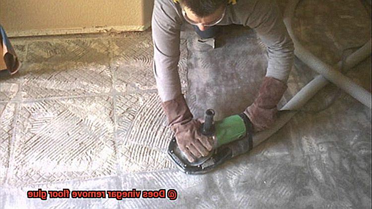 Does vinegar remove floor glue-3