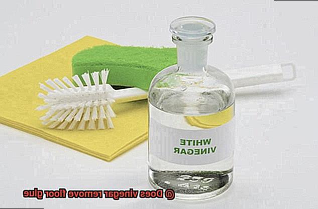 Does vinegar remove floor glue-6