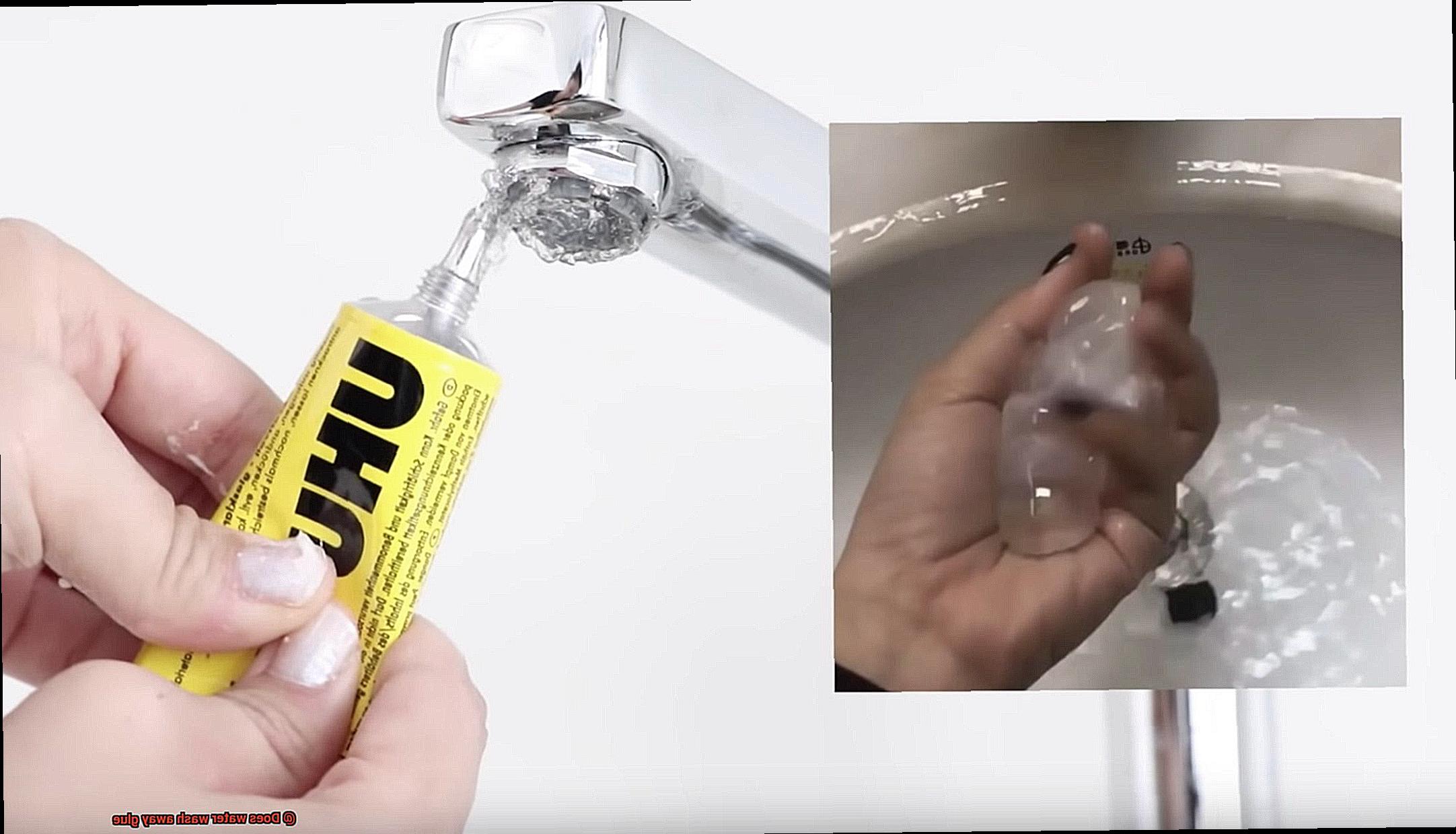 Does water wash away glue-2