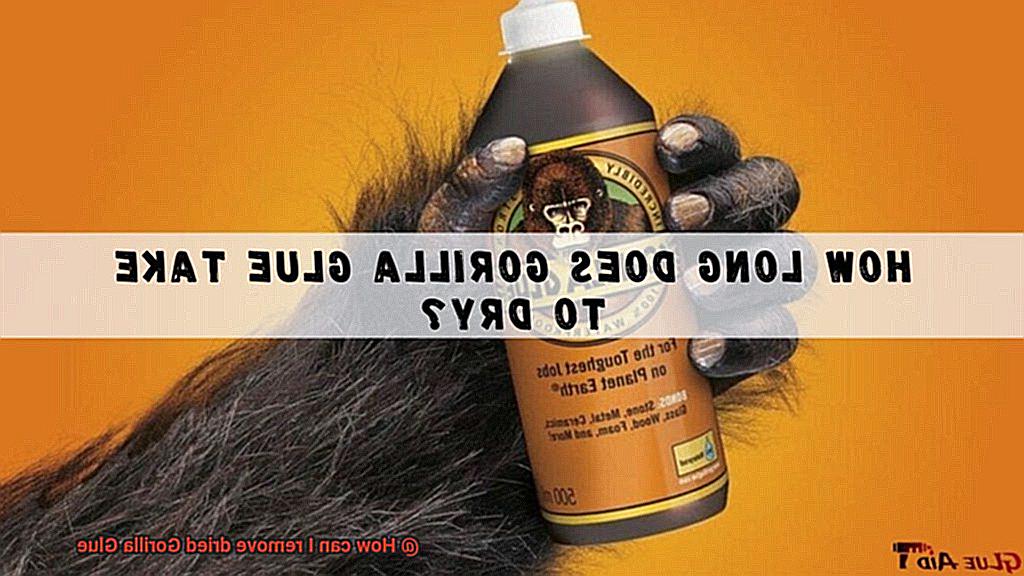 How can I remove dried Gorilla Glue-5
