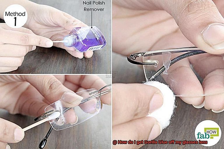 How To Get Gorilla Glue Off Glasses Lens Without