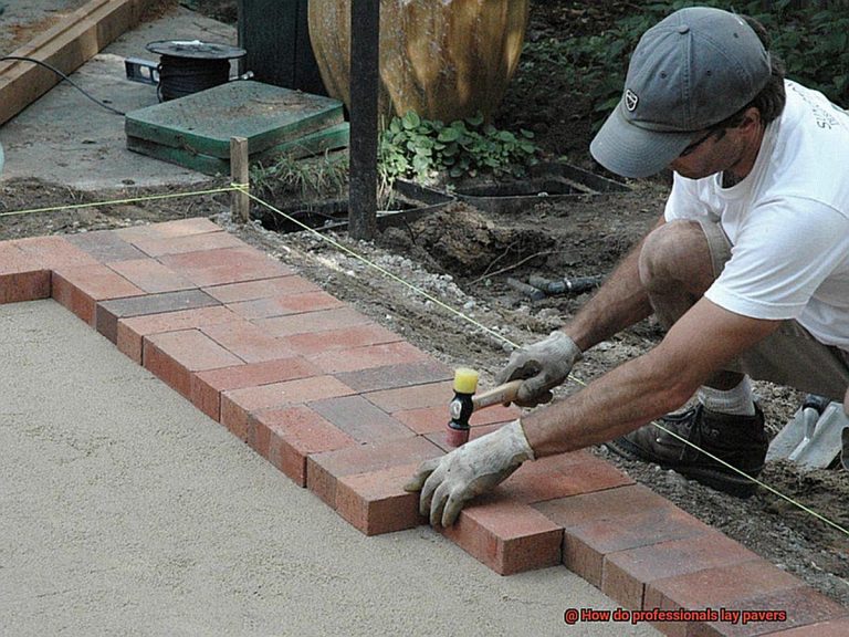 How Do Professionals Lay Pavers? - Glue Things