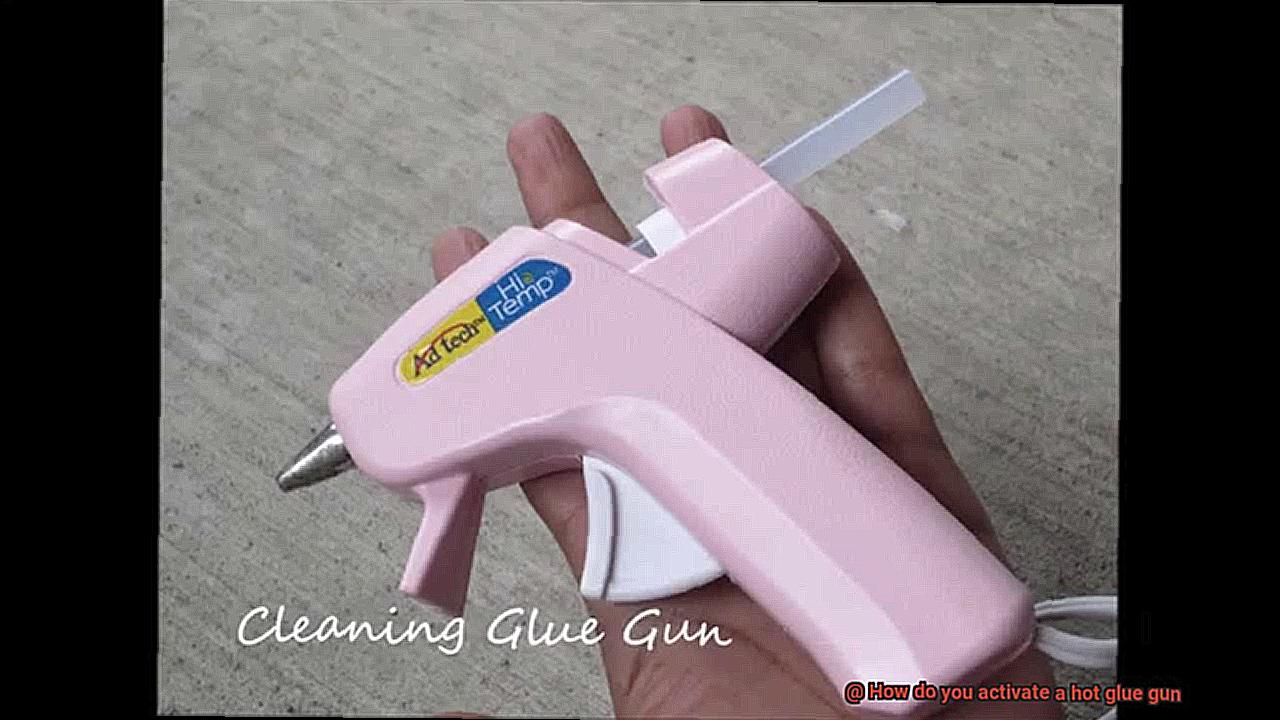 How do you activate a hot glue gun-9