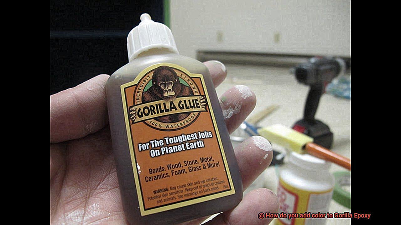 How do you add color to Gorilla Epoxy-8