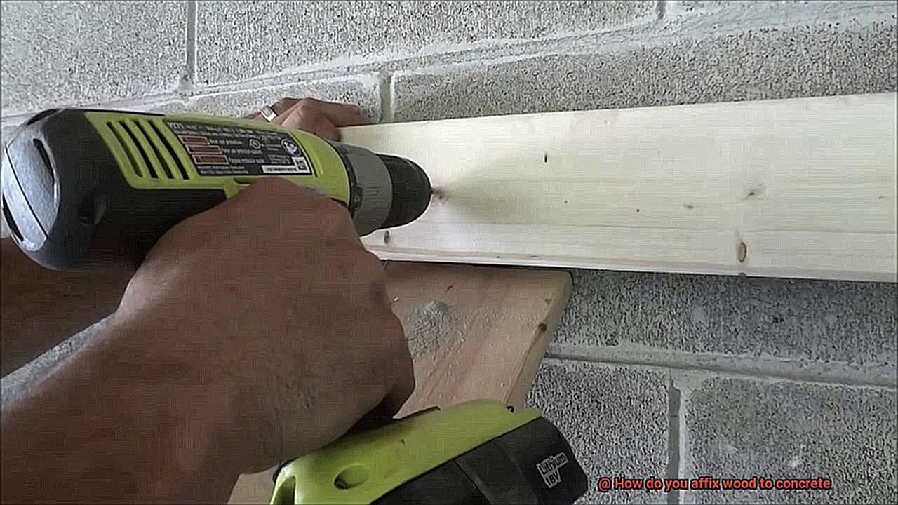 How do you affix wood to concrete-6