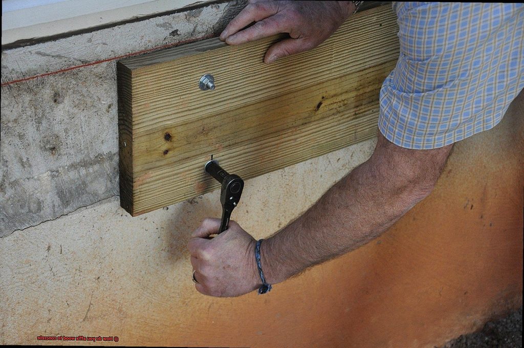 How do you affix wood to concrete? Glue Things