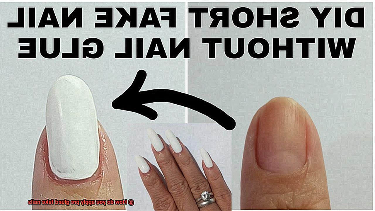 How do you apply pre glued fake nails-7