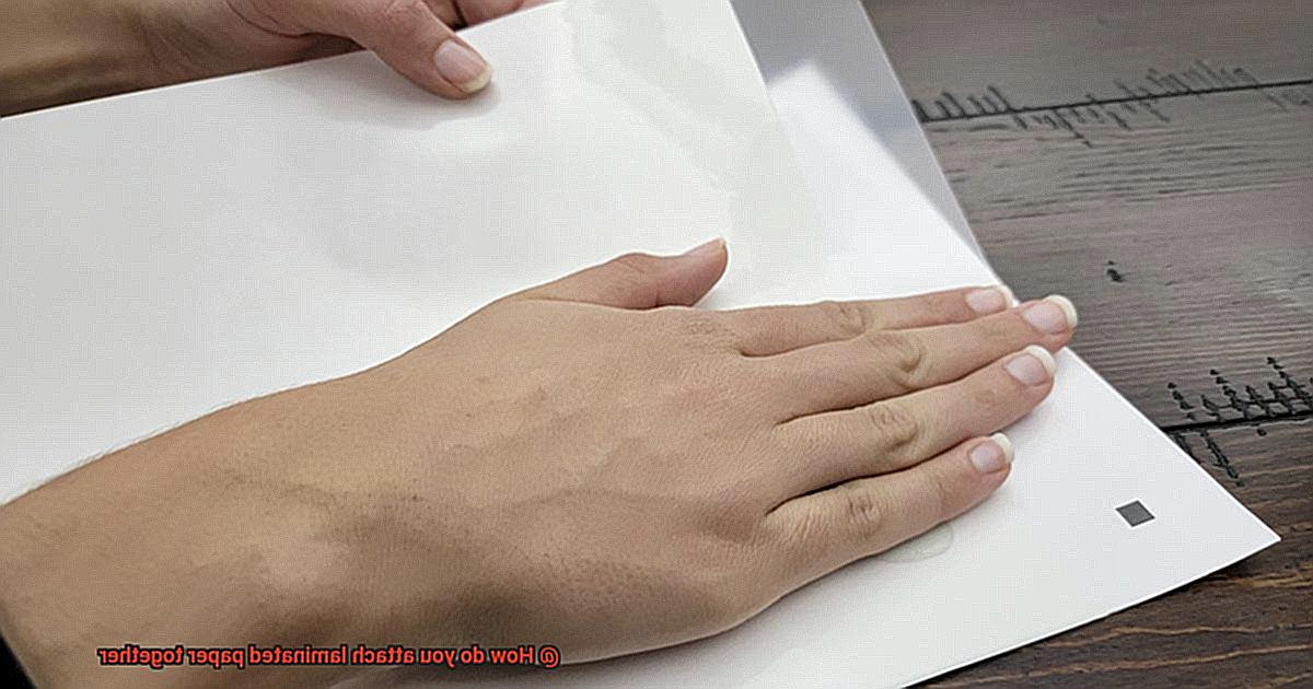 How do you attach laminated paper together-7