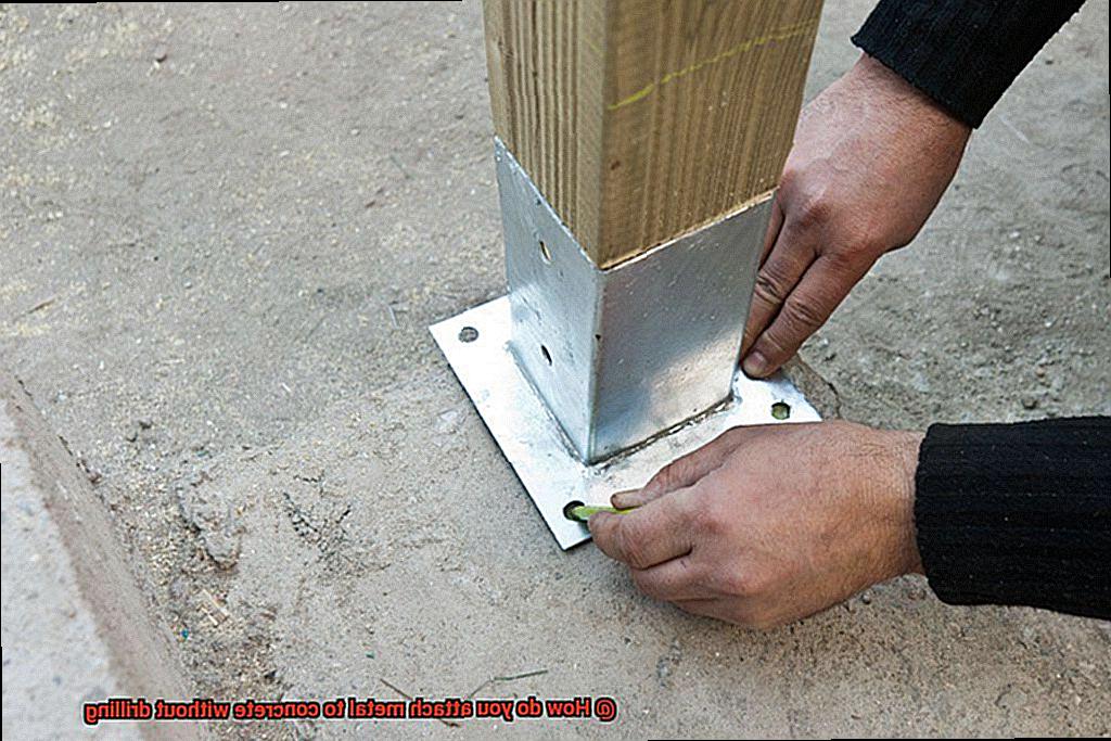 How do you attach metal to concrete without drilling-4