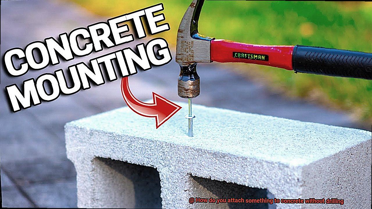 How do you attach something to concrete without drilling-2