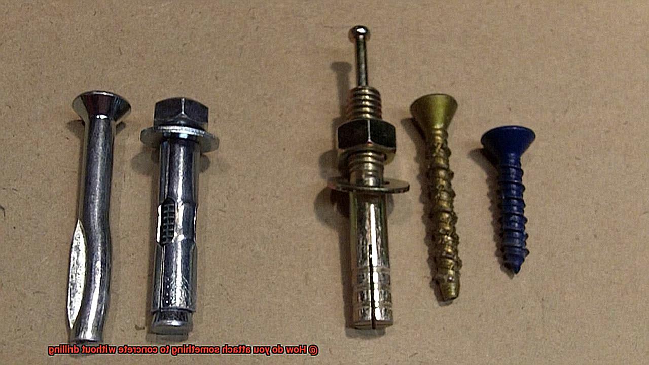 How Do You Attach Something To Concrete Without Drilling Glue Things