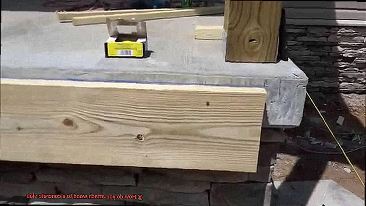 How do you attach wood to a concrete slab-5