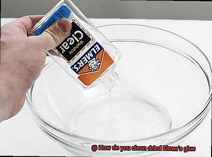 How do you clean dried Elmer's glue-5