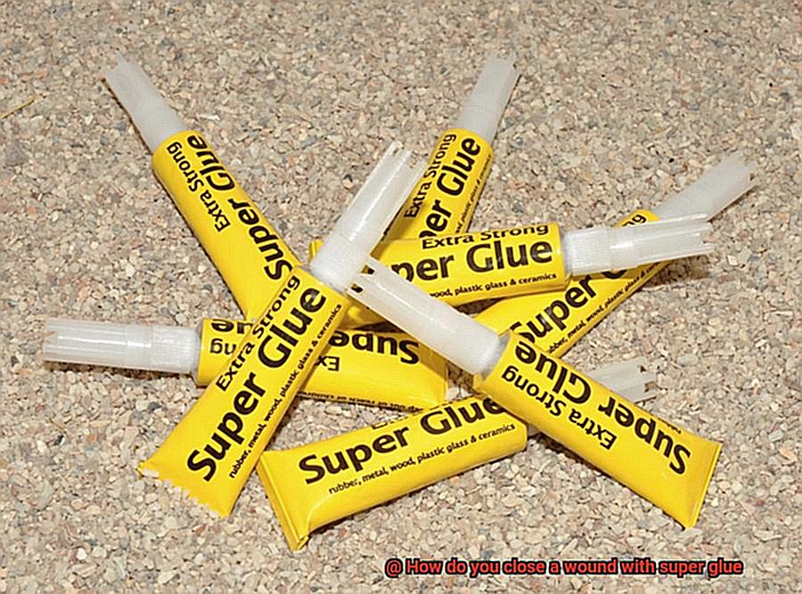 How do you close a wound with super glue-4