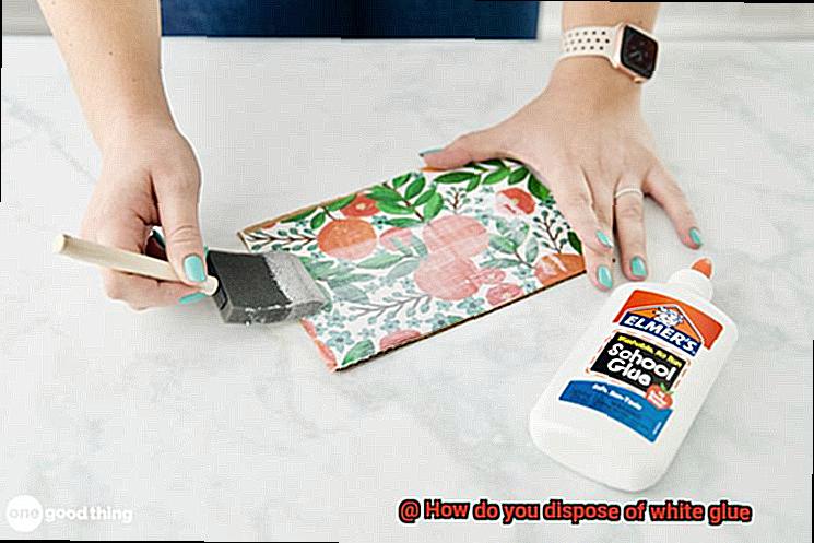 How do you dispose of white glue-2