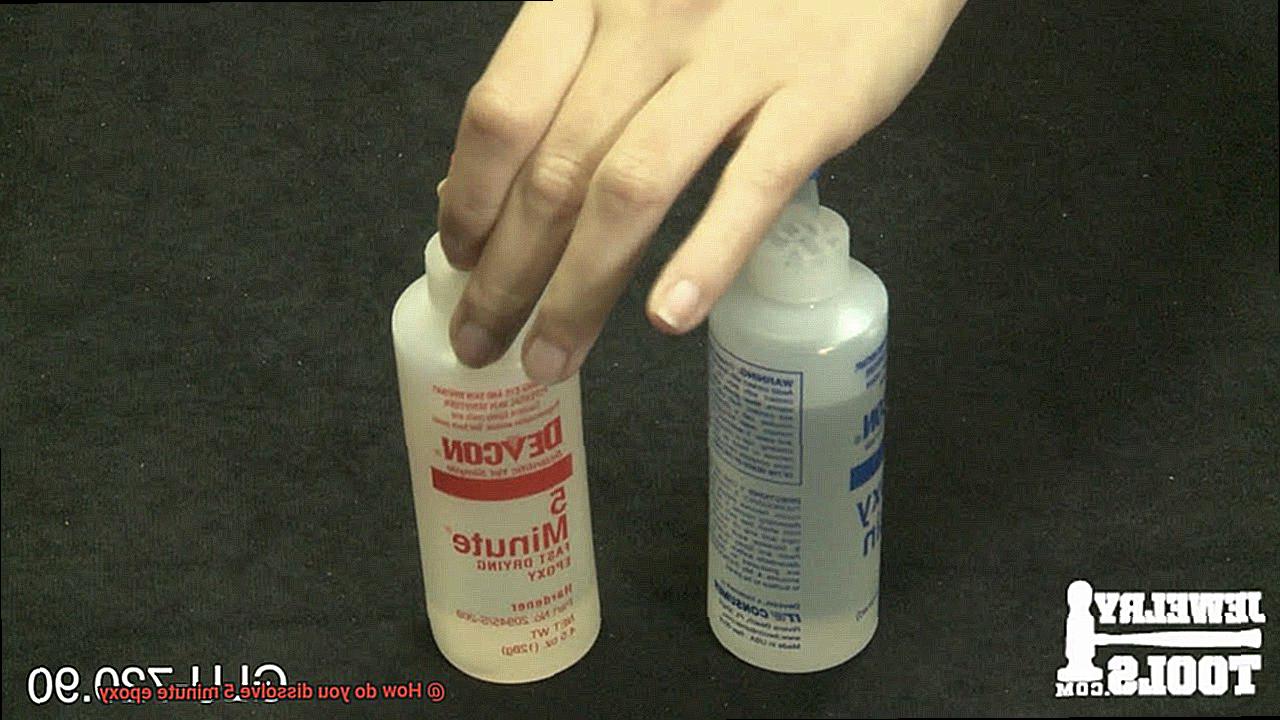 How do you dissolve 5 minute epoxy-4