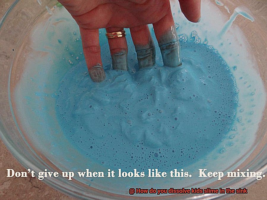 How do you dissolve kids slime in the sink-2
