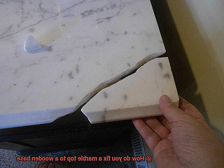 How do you fix a marble top to a wooden base-6