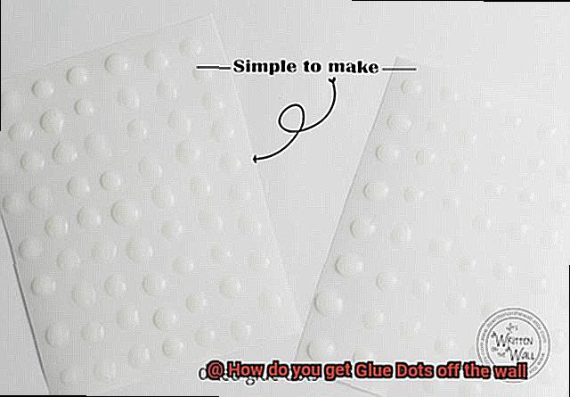 How do you get Glue Dots off the wall-2