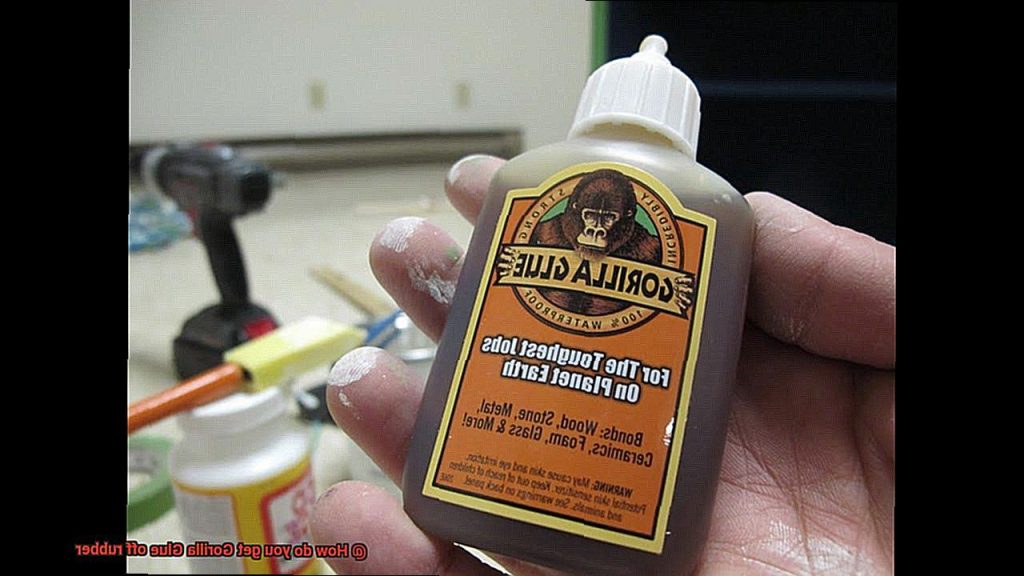 how-do-you-get-gorilla-glue-off-rubber-glue-things