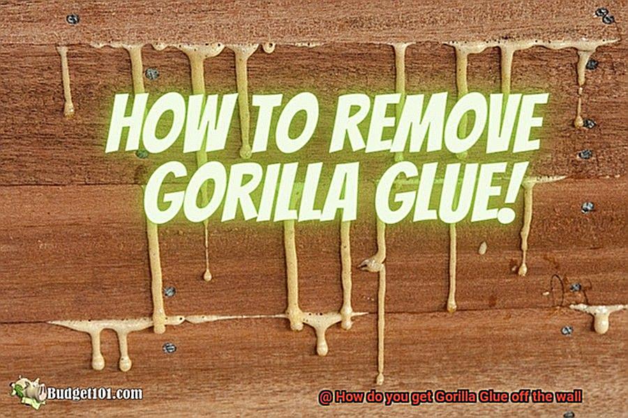 How do you get Gorilla Glue off the wall-6