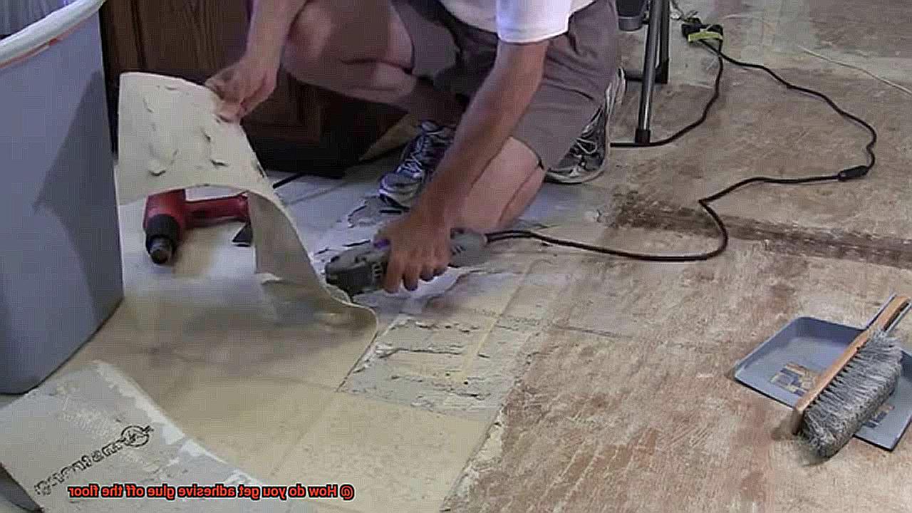 How do you get adhesive glue off the floor-3