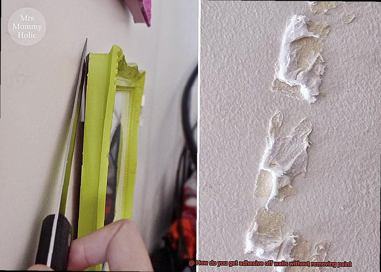 How do you get adhesive off walls without removing paint-5