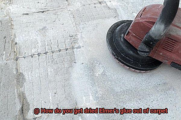 How do you get dried Elmer's glue out of carpet-5
