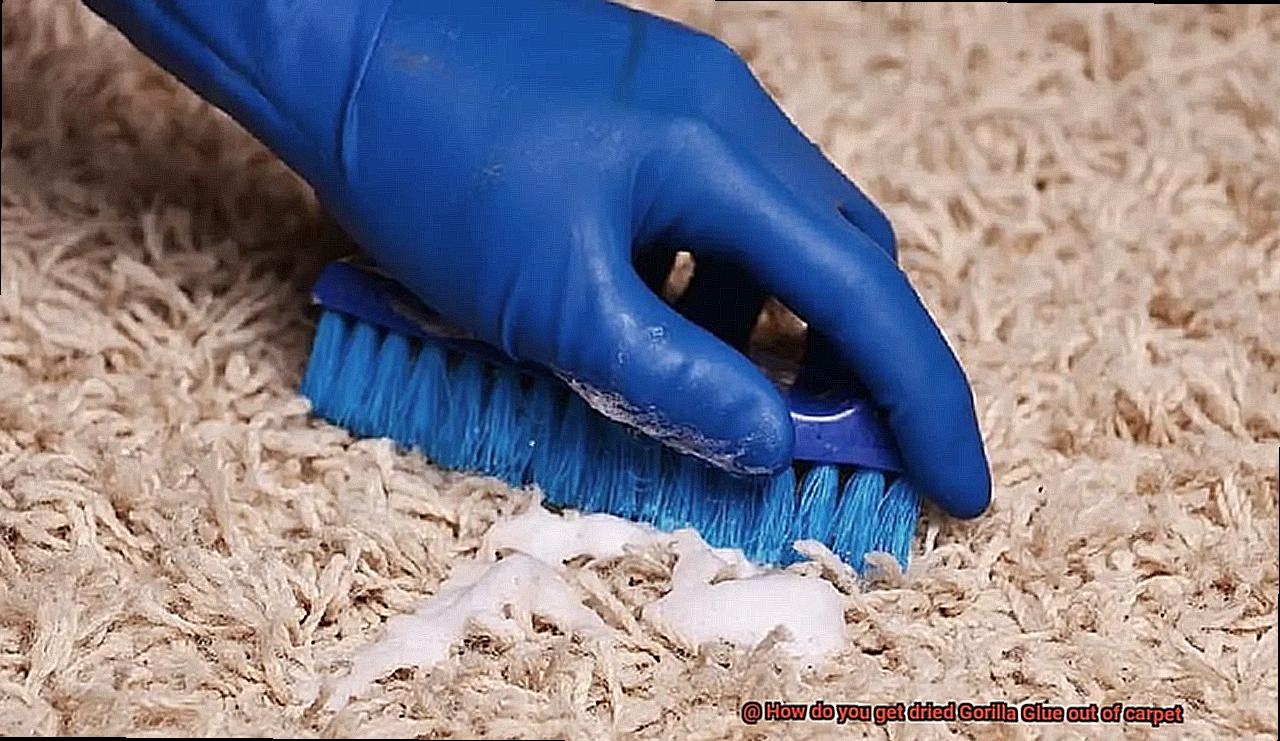 How do you get dried Gorilla Glue out of carpet-5