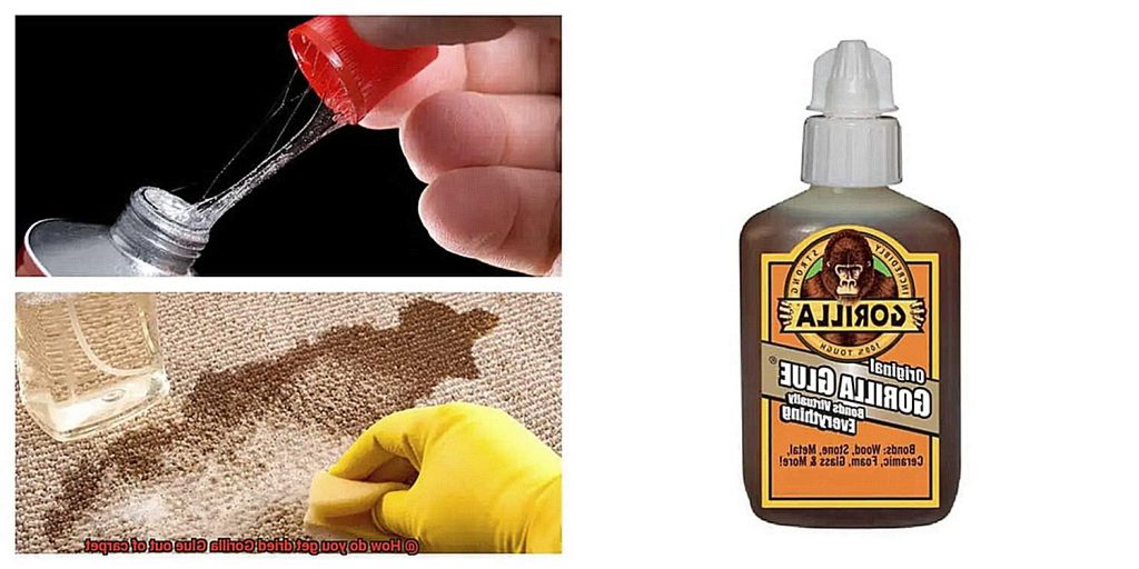 how-do-you-get-dried-gorilla-glue-out-of-carpet-glue-things