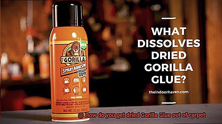 How do you get dried Gorilla Glue out of carpet-2